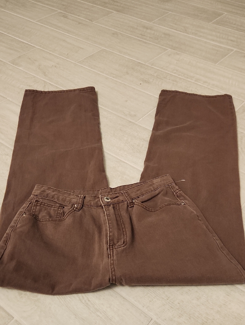 SHEIN Brown Casual Trousers